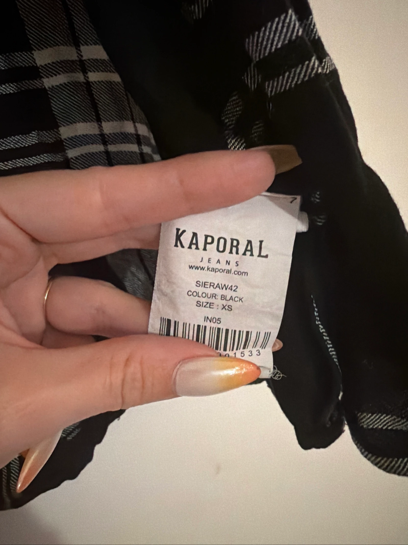 Camisa leñadora mujer Kaporal XS buen estado – photo 3